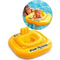 Intex Deluxe Baby Float Pool School Step 1 - gul firkantet babyring 1-2 år - 79 cm