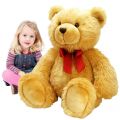 Keel Toys Harry - stor nallebjörn med röd rosett - 120 cm
