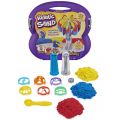 Kinetic Sand Sandwhirlz lekset i väska - med 900 gram sand i 3 olika färger