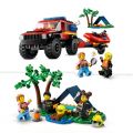 LEGO City 60412 4x4 Brandbil med räddningsbåt