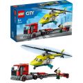 LEGO City Great Vehicles 60343 Trailer med redningshelikopter