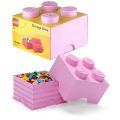 LEGO Storage Brick 4 - förvaringslåda med lock - Light Purple - Design Collection