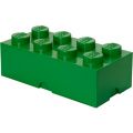 LEGO Storage Brick 8 - oppbevaringsboks med lokk - 50 x 25 cm - dark green