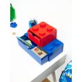  LEGO Storage Desk Drawer 4 bricks - förvaring med 1 låda - 16 x 16 cm - Bright red