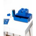 LEGO Storage Desk Drawer 8 Brick - opbevaringsklods med 1 skuffe - 32 x 16 cm - bright red