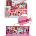 LOL Surprise Mini Shops 3-i-1 lekesett - utstilling, lekerom og oppbevaring - med eksklusiv dukke 