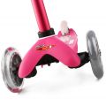 Micro Mini Pink Sparkcykel med tre hjul 2-5 år - rosa