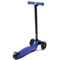 Micro Maxi Blue T-bar - sparkesykkel med 3 hjul 5-12 år