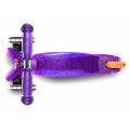 Micro Mini LED Purple sparkesykkel med tre hjul - hjul med lys