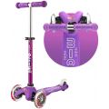 Micro Mini Deluxe Purple sparkesykkel med tre hjul - 2-5 år - tåler opptil 50 kg