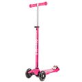 Micro Maxi Deluxe Pink - sparkesykkel med 3 hjul til barn 5-12 år - tåler opptil 50 kg