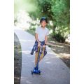 Micro Maxi Deluxe Blue - sparkesykkel med 3-hjul til barn 5-12 år - tåler opptil 70 kg