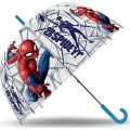 SpiderMan paraply - genomskinligt - 46 cm