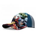 Avengers caps i bomull 52 cm - grå