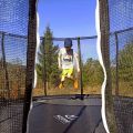 Mzone Pro Edition rund trampoline 3,05 m - komplett pakke med sikkerhetsnett og stige