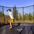 Mzone Xtreme Pro Edition rund trampoline 4,27 m - komplett pakke med sikkerhetsnett og stige
