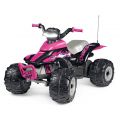 Peg Perego Corral T-Rex 330W - Pink elektrisk ATV 12V med 2 hastigheder
