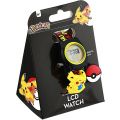 Pokemon LCD digital klocka för barn med 2 smycken