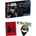 Star Wars pakke: LEGO 75336 + Aktivitetshefte + Inquisitor maske