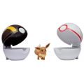 Pokemon Bandolier Set - Eevee-figur, 2 Ultra Ball och axelväska
