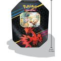 Pokemon TCG: Sword and Shield 12.5 Crown Zenith Galarian Zapdos V Tin - tinboks med samlekort