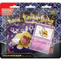 Pokemon TCG: Scarlet and Violet 4.5 Paldean Fates Tech Sticker Blister Greavard - 3 boosterpakker og klistermærke
