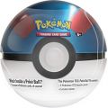 Pokemon TCG: Poke Ball Tin 23 - pokemonball med byttekort og klistremerker - blå og rød