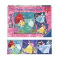 Ravensburger Disney Princess Pussel 3 x 49 bitar - Ariel, Belle och Askungen