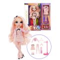 Rainbow High Fashion Doll - Bella Parker dukke med 2 antrekk - Pink dukke 30 cm