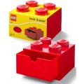 LEGO Storage desk drawer 4 - Bright red