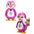 Silverlit Rescue Penguin - interaktiv pingvin figur med mer enn 20 lyder og følelser - rosa