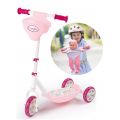 Smoby Corolle sparkesykkel med 3 hjul og bærestol til dukke - passer fra 3 år