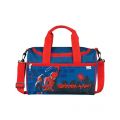 SpiderMan sportstaske med justerbar skulderstrop - blå og rød - 35 cm