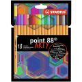 STABILO Arty Point 88 Fineliner - 18 pennor med tunn spets