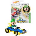 Hot Wheels Mario Kart 1:64 diecast lekebil - Luigi Mach 8