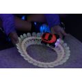Mindscope Twister Tracks Neon Glow 3D bilbane som lyser i mørket - med 1 kjøretøy - 3,3 meter