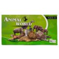 Animal World figursett - 12 ville dyr