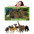 Animal World figursett - 12 ville dyr