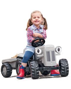 Gråtass stor trå-traktor fra Rolly Toys 014941
