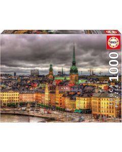 Educa Puslespill 1000 brikker - Views of Stockholm - Sverige 017664