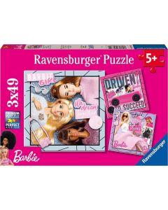 Ravensburger Barbie puslespill 3x49 brikker - Barbie Girl 10105684