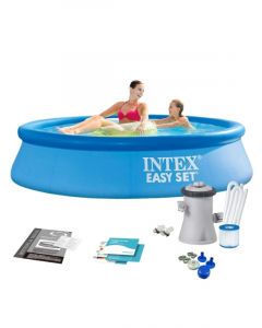 Intex Easy Set Pool - rundt basseng med filterpumpe - 244 x 61 cm 28108NP