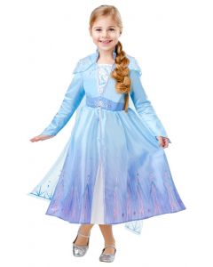 Disney Frozen 2 Elsa kostyme - deluxe kjole - 6-8 år - 132 cm 300491-L