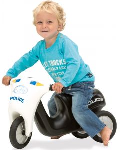Dantoy Politi Scooter med gummihjul - trehjuling 3333
