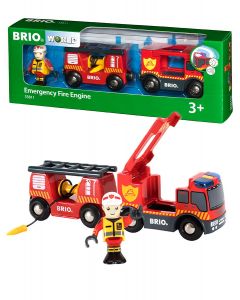 BRIO branntog med brannmann 33811