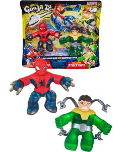 Goo Jit Zu Marvel S5 Versus Pack actionfigurer - SpiderMan vs. Dr. Octopus - med fyll og elastisk
