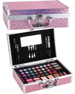 Casuelle sminkekoffert med speil - Pink Glamour 556-5876