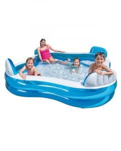 Intex Swim Center family lounge pool - oppblåsbart basseng med 4 seter - 990 liter 56475NP