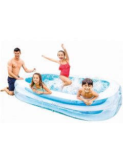 Intex Swim Center Family Pool - oppblåsbart og rektangulært basseng - 262x175x56 cm 56483NP