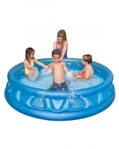 Intex Soft Side Pool - oppblåsbart rundt basseng med myke vegger - 790 liter 58431NP